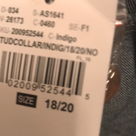 ASHLEY STEWART Blue JE ANS Jacket size18/20nwt - Picture 7 of 10